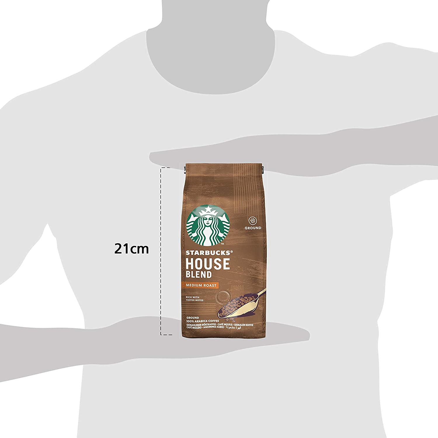 Bolsa de Café Nescafé Dolce Gusto Starbucks Medium House Blend T&m