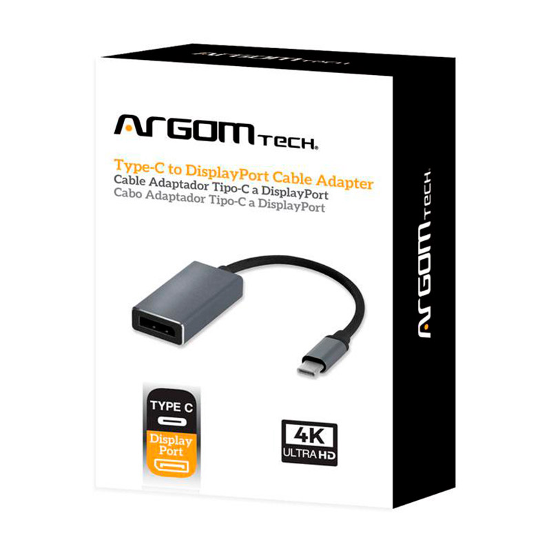Adaptador USB-C a DisplayPort Argom ARG-CB-0061 Macho-Hembra