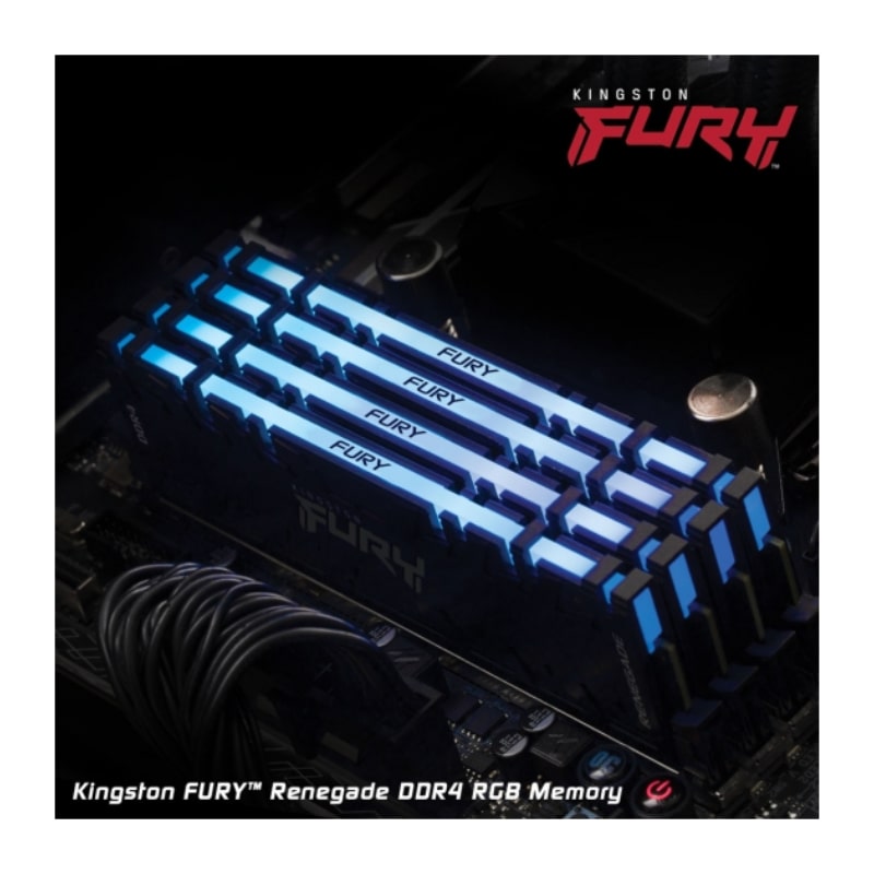 Memoria DDR4 DIMM 8GB Kingston Fury Renegade RGB 3600MHz CL16