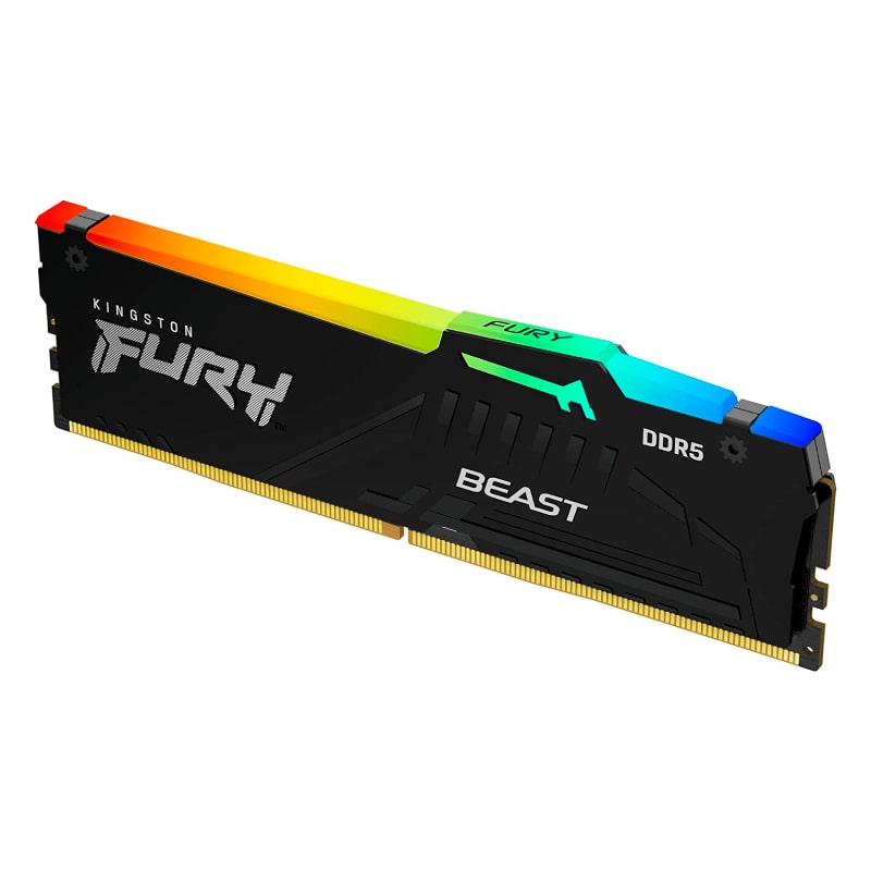 Memoria DDR5 DIMM 32GB Kingston Fury BEAST RGB 5200Mhz Disipador Integrado