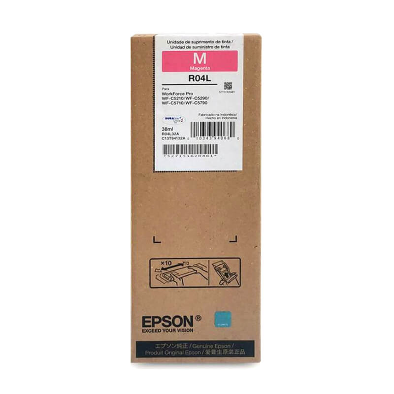 Bolsa de Tinta Epson WorkForce WF C5210/90, C5710/90 Magenta 38 ml