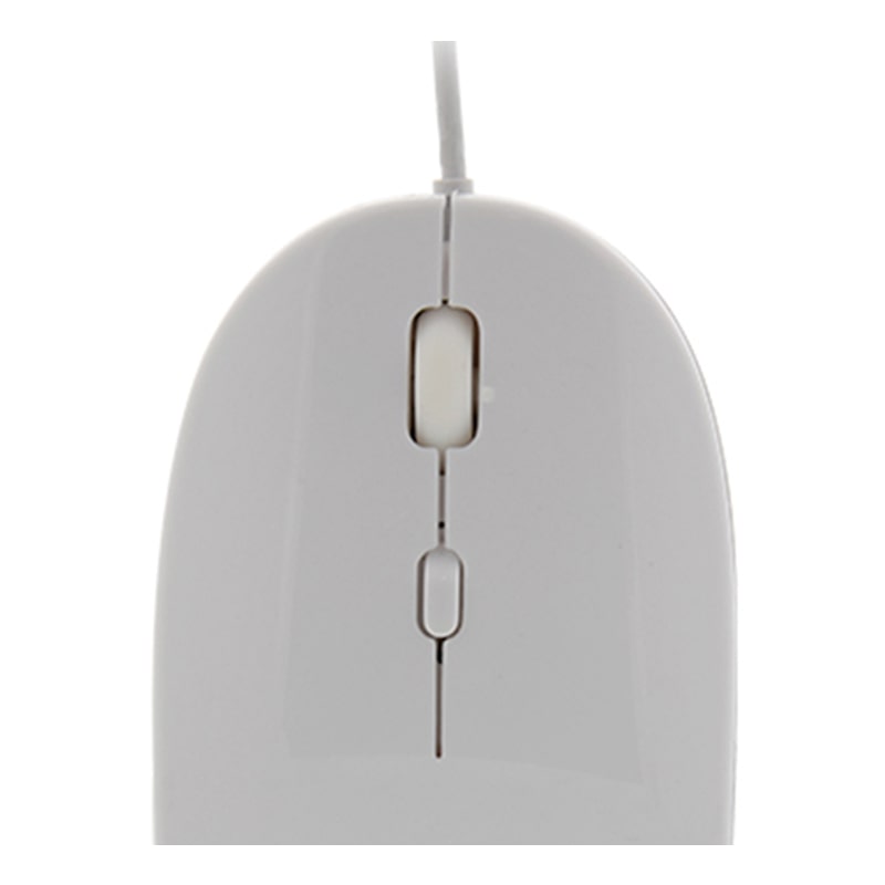 Mouse Alámbrico Óptico Klip Xtreme Klear 1600DPI Blanco