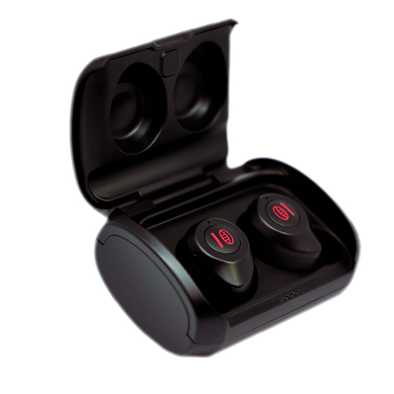 Audifonos Pilas Bluetooth In-ear Quicks T1.0 con Micrófono Negro