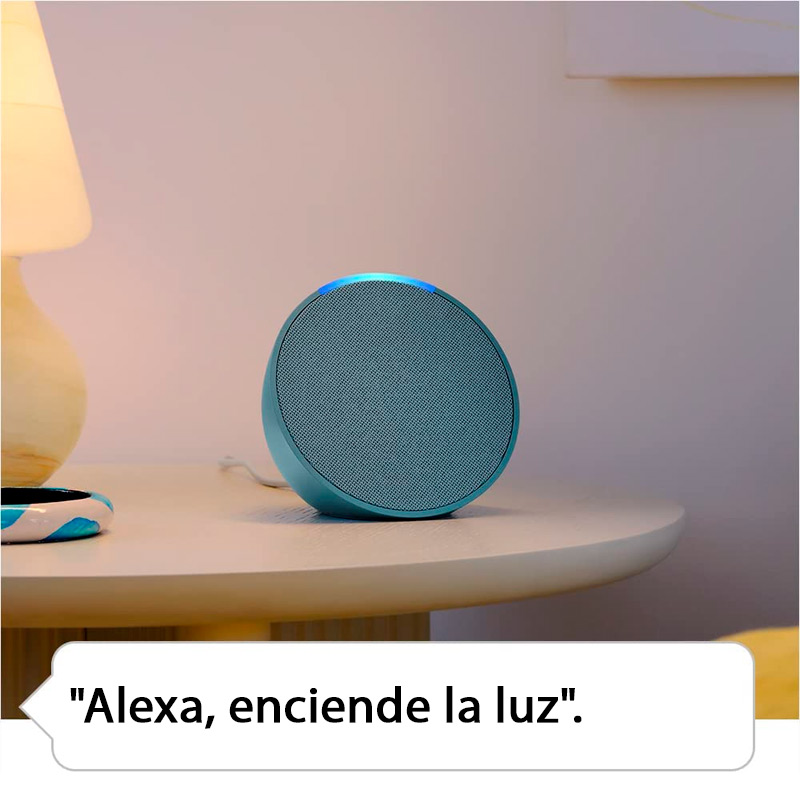 Bocina Amazon Echo Pop Smart Celeste Con Alexa