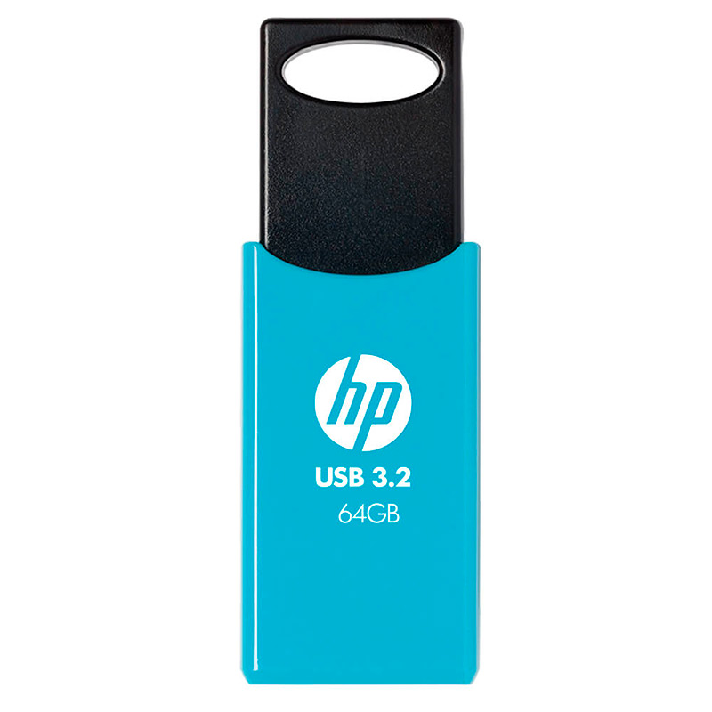 Memoria USB HP 64GB 712w 3.2 Flash Celeste