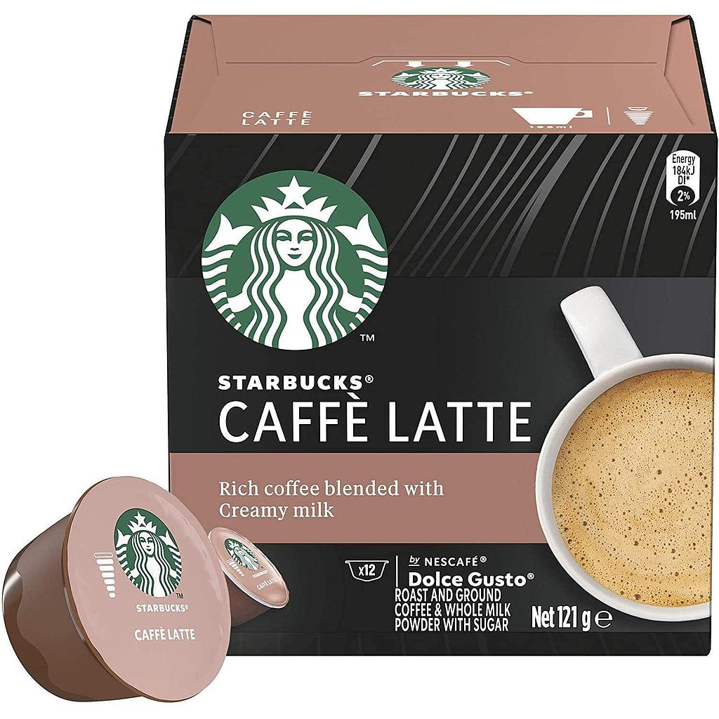 Cápsulas Starbucks Café Latte para Nescafé Dolce Gusto