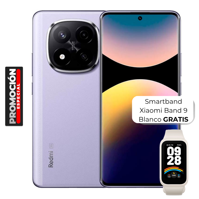 Celular Xiaomi Redmi Note 14 Pro+ 5G 256GB 8GB RAM Dual SIM Morado