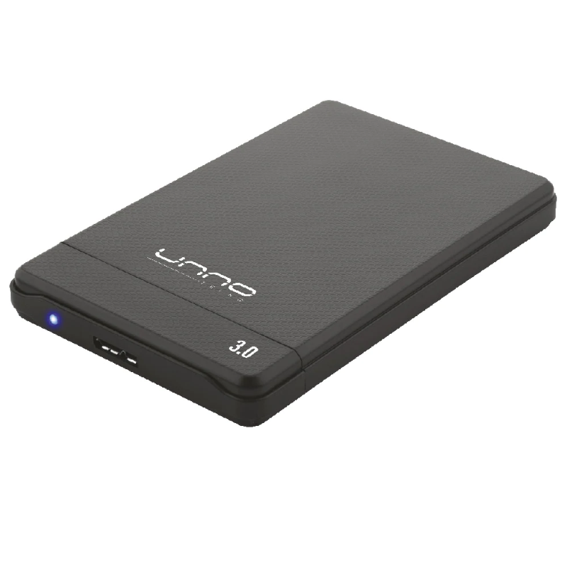 Enclosure 2.5" Unno Tekno SATA a USB 3.0 Negro