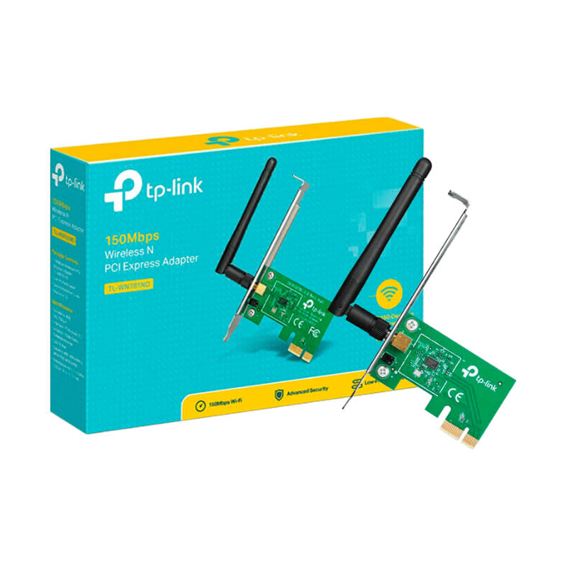 Tarjeta de Red Inalámbrica TP-Link PCIe TL-WN781ND 1 Antena