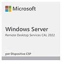 Licencia de Windows Server Remote Desktop Services CAL 2022 por Dispositivo CSP Perpetuo