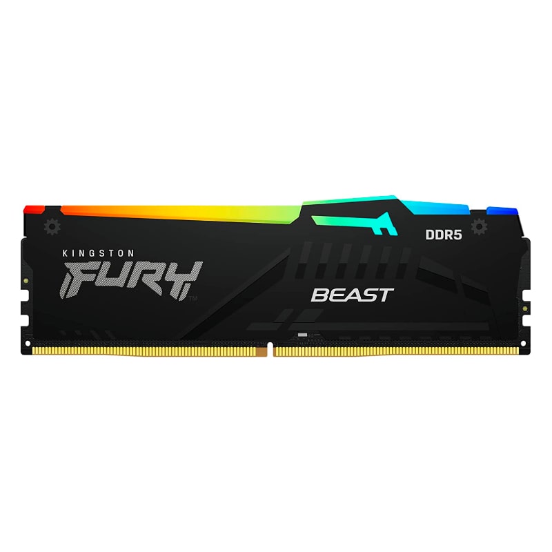 Memoria DDR5 DIMM 32GB Kingston Fury BEAST RGB 5200Mhz Disipador Integrado