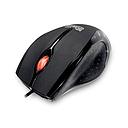 Mouse Alámbrico Klip Xtreme Ebony Óptico 800DPI Negro