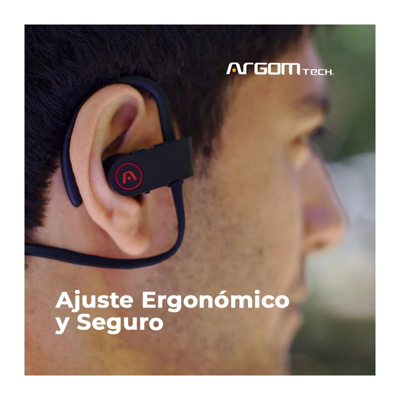 Audifonos Bluetooth Argom Ultimate Sound Flex Negros