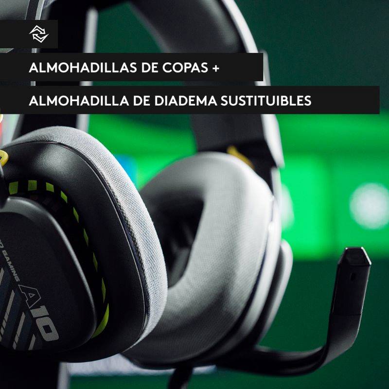 Audifonos tipo Headset ASTRO Gaming A10 Gen 2 3.5mm con Micrófono Negro