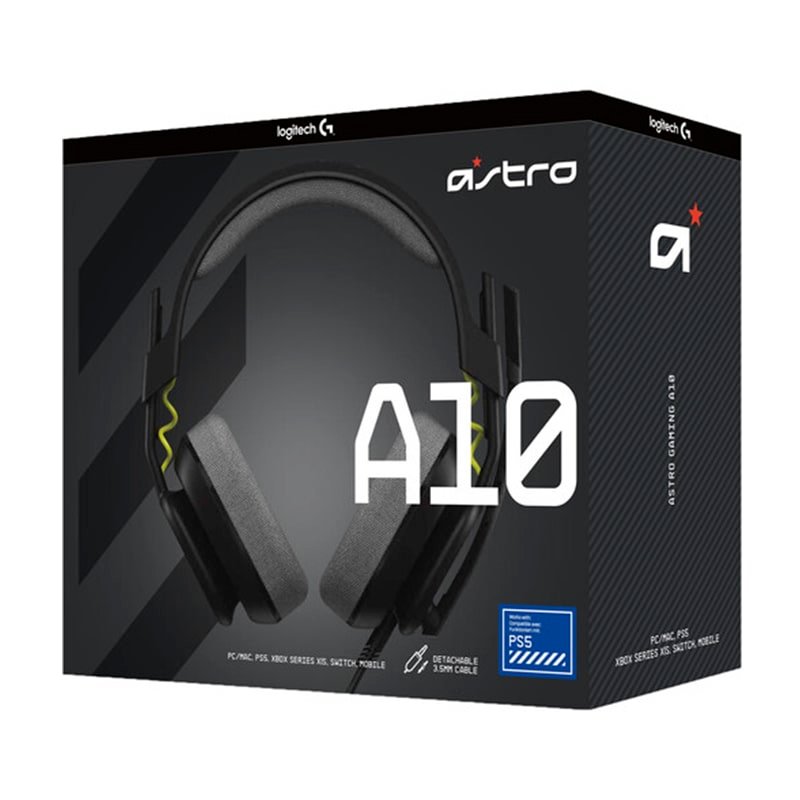 Audifonos tipo Headset ASTRO Gaming A10 Gen 2 3.5mm con Micrófono Negro