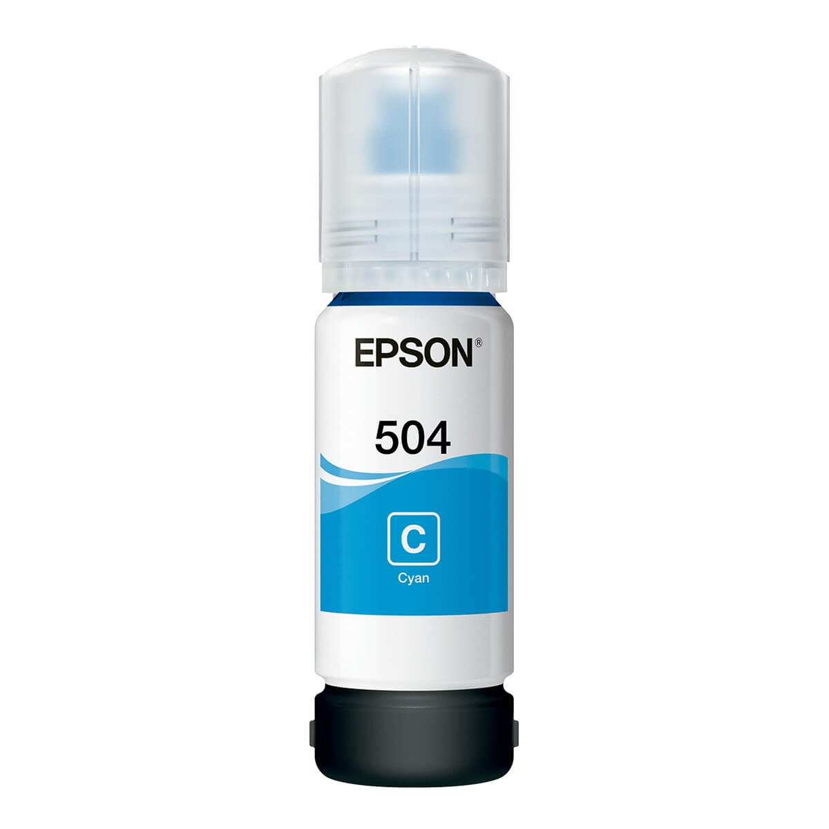 Botella de Tinta Epson T504 Cian 70ml