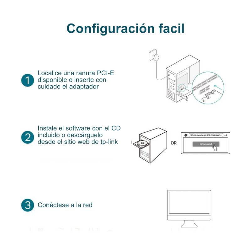 Tarjeta de Red TP-Link TG-3468 PCIe Gigabit RJ45