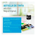 Botella de Tinta HP GT53 Negra 70ml