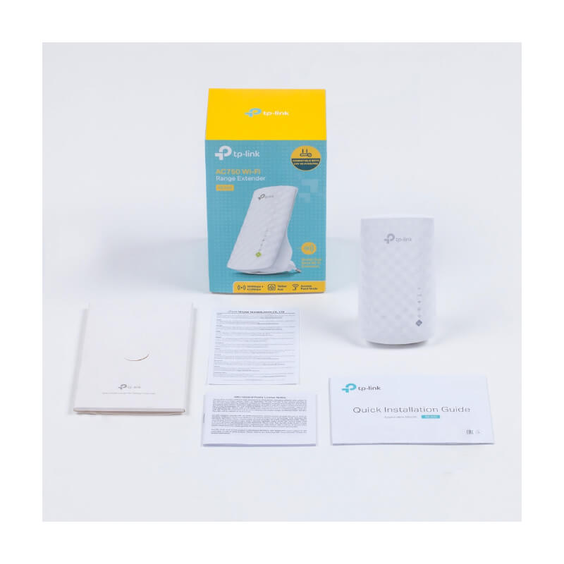 Extensor Wi-Fi TP-Link RE200 AC750 750Mbps DualBand 1-RJ45 Ver 5.0