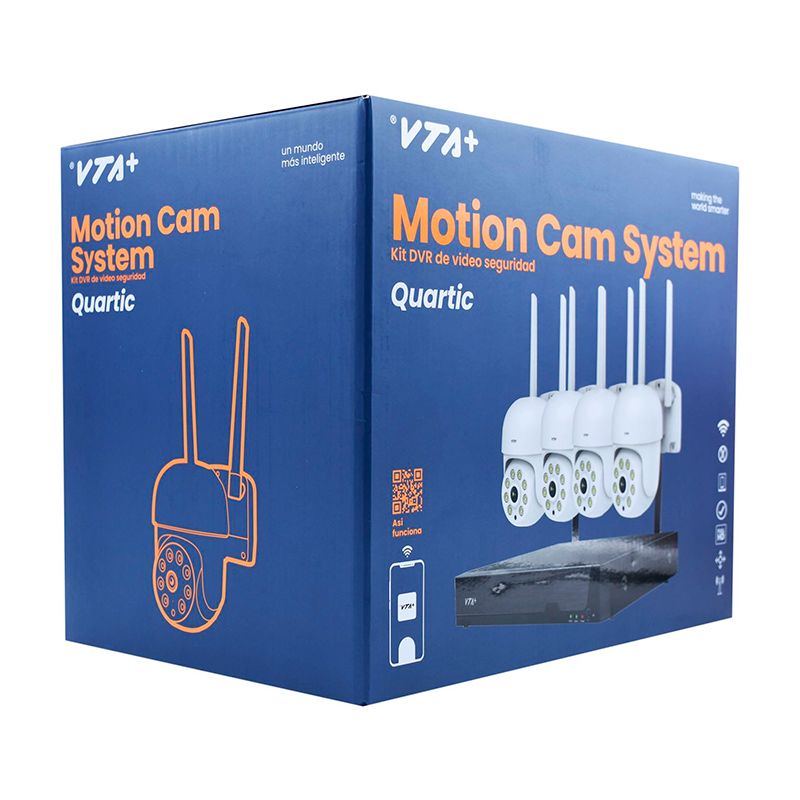 Sistema de Video Seguridad VTA+ Quaric Motion Cam System 4 Cámaras