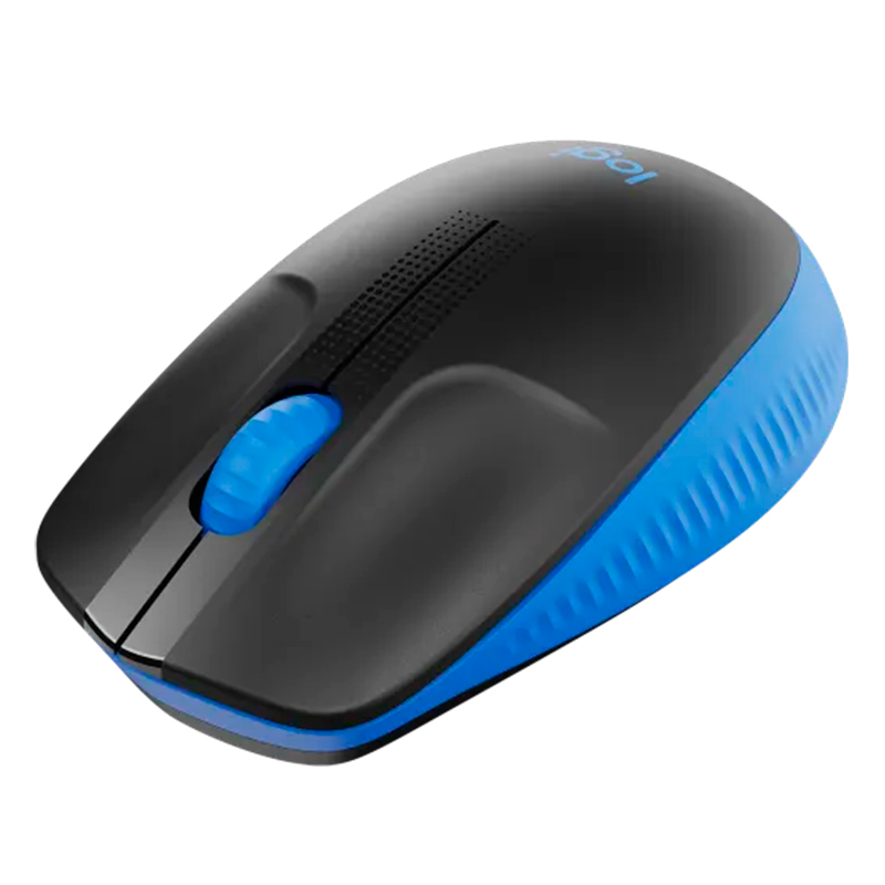 Mouse Inalámbrico Logitech M190 1000DPI Negro/Azul