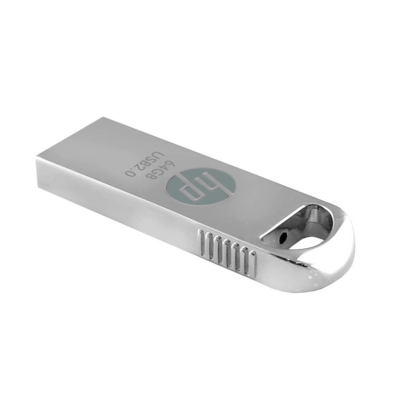 Memoria USB HP 64GB v206W 2.0 Flash Drives Plateado