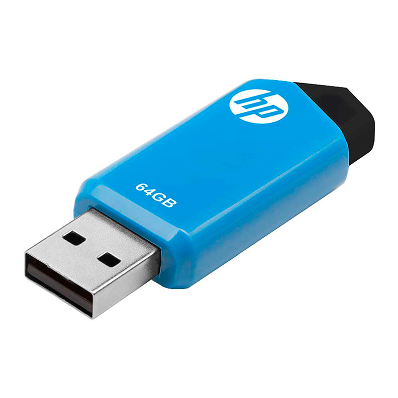 Memoria USB HP 64GB v150W 2.0 Azul/Negro