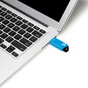 Memoria USB HP 64GB v150W 2.0 Azul/Negro