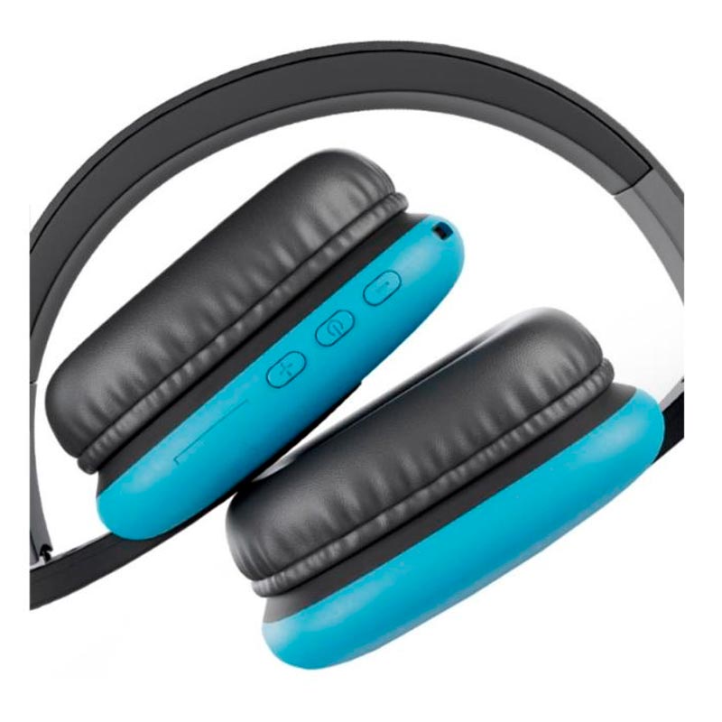 Audifonos tipo headset Klip Xtreme ZoundTune Bluetooth 3,5mm con Microfono Azul