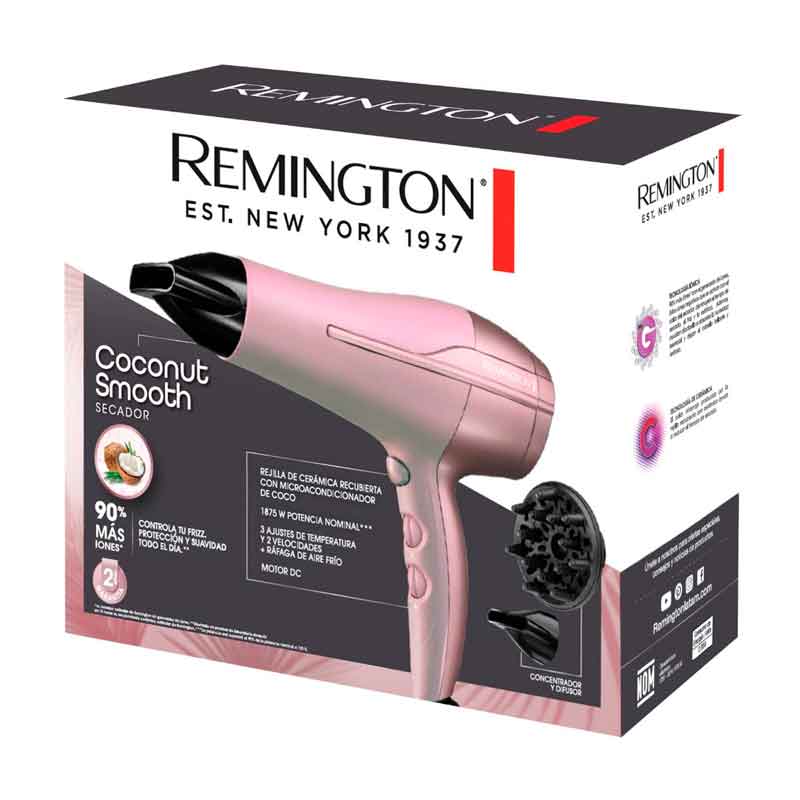 Secador Remington Coconut Smooth