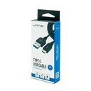 Cable USB a USB-C UnnoTekno CB4054BK 1.5 Metros Negro