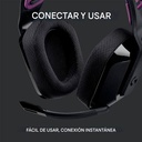 Audifonos tipo Headset Logitech G535 Lightspeed USB 3.5mm con Micrófono Negro