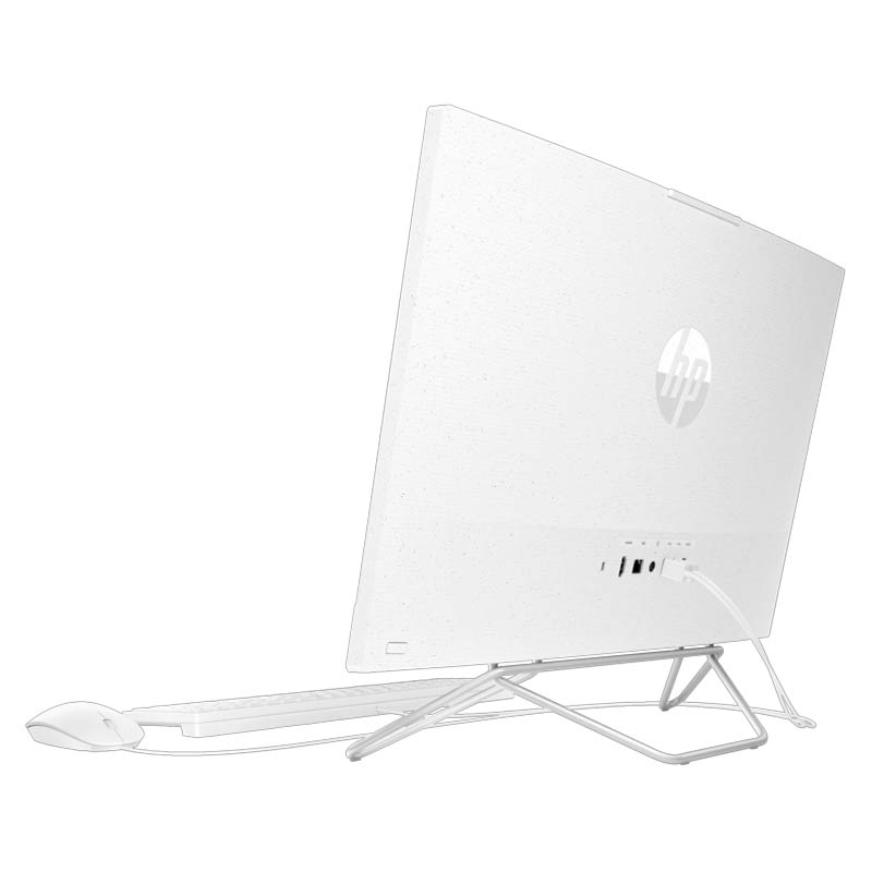 Computadora AIO HP 24-cb1032la 23.8" i3-1215U 8GB RAM 512GB SSD MX450 Blanco W11 Home Teclado Inglés