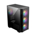 Case Gaming MSI MAG FORGE M100A RGB Media Torre Negra