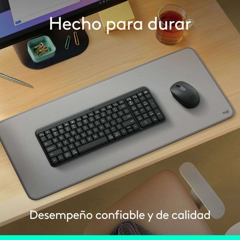 Teclado y Mouse Inalámbrico Logitech MK270 Negro Español Bluetooth