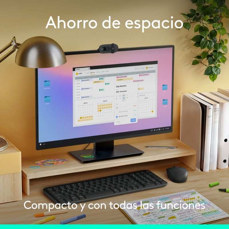 Teclado y Mouse Inalámbrico Logitech MK270 Negro Español Bluetooth