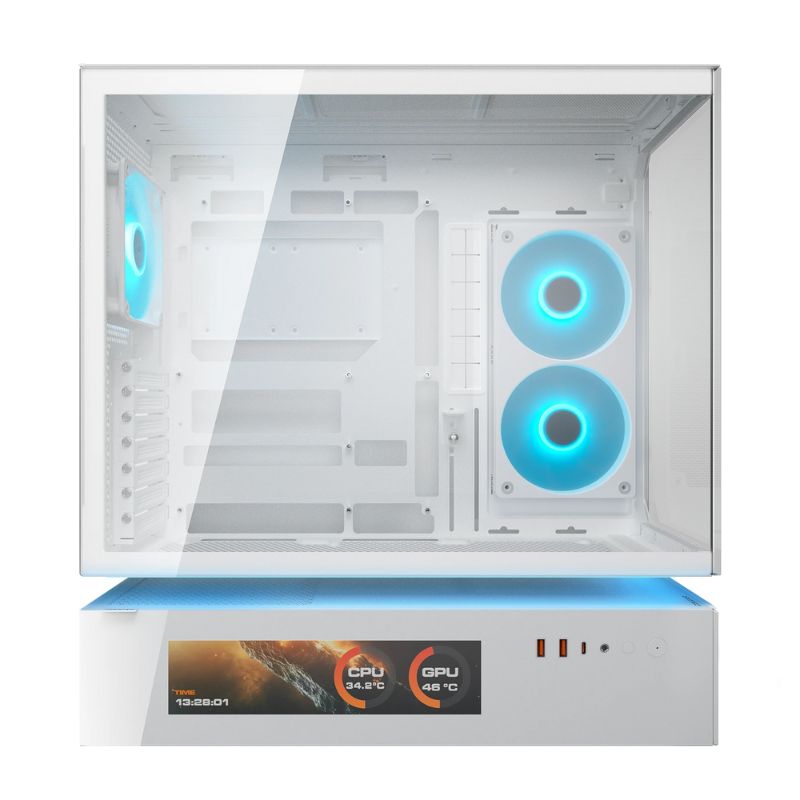 Case Gaming Cougar FV235 Vision Media Torre ATX Blanco (Sin Fuente)