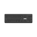 Teclado y Mouse Inalámbrico Unno Tekno Klass USB Negro Español