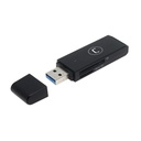 Lector de Tarjetas Unno Tekno USB 3.0 Universal Negro