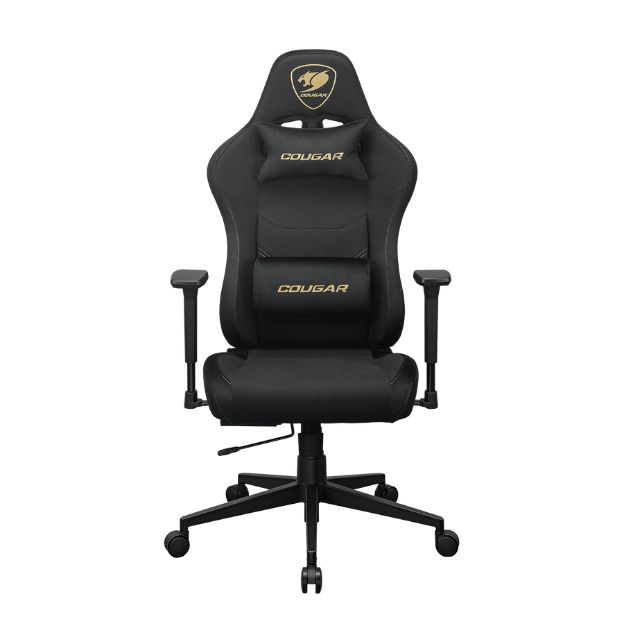 Silla Gaming Cougar Pryme Negro Dorado