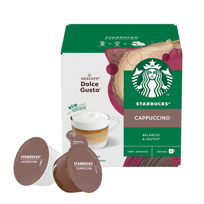 Cápsulas Starbucks Cappuccino para Nescafé Dolce Gusto