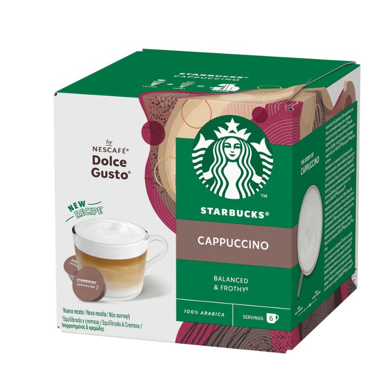 Cápsulas Starbucks Cappuccino para Nescafé Dolce Gusto