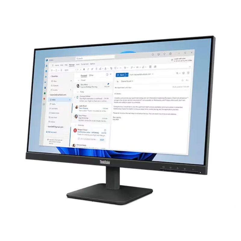 Monitor 23.8" Lenovo ThinkVision S24-4e 1920x1080 100Hz IPS HDMI VGA Negro