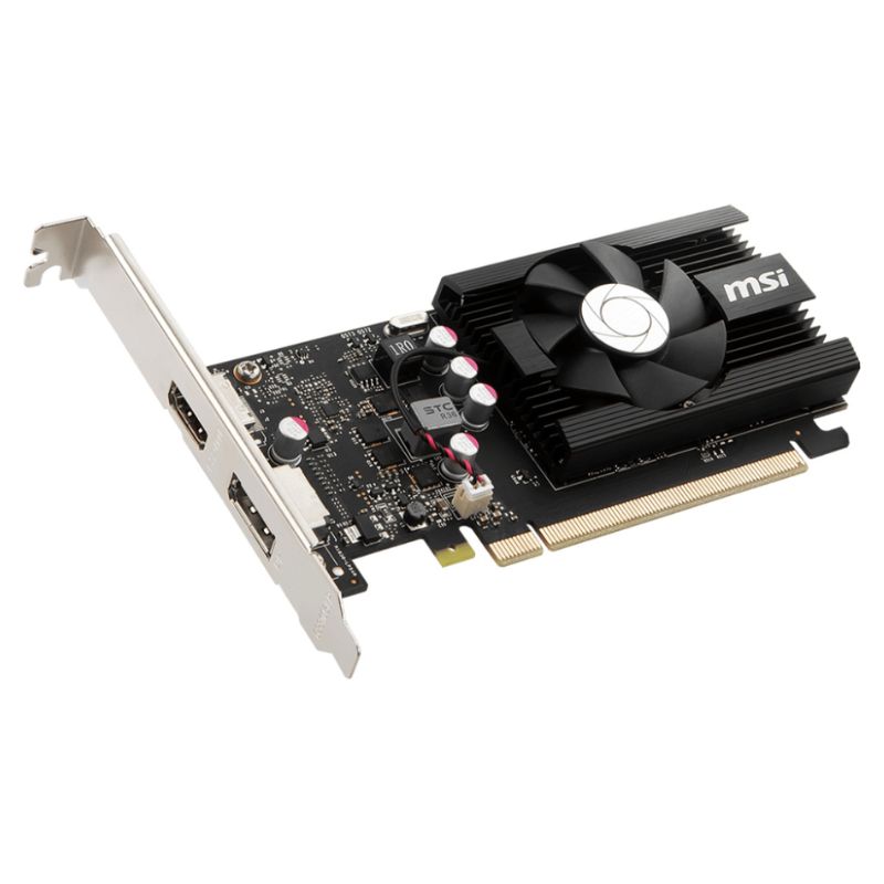 Tarjeta de Video 4GB DDR4 MSI GeForce GT 1030 4GD4 LP OC PCIe 3.0
