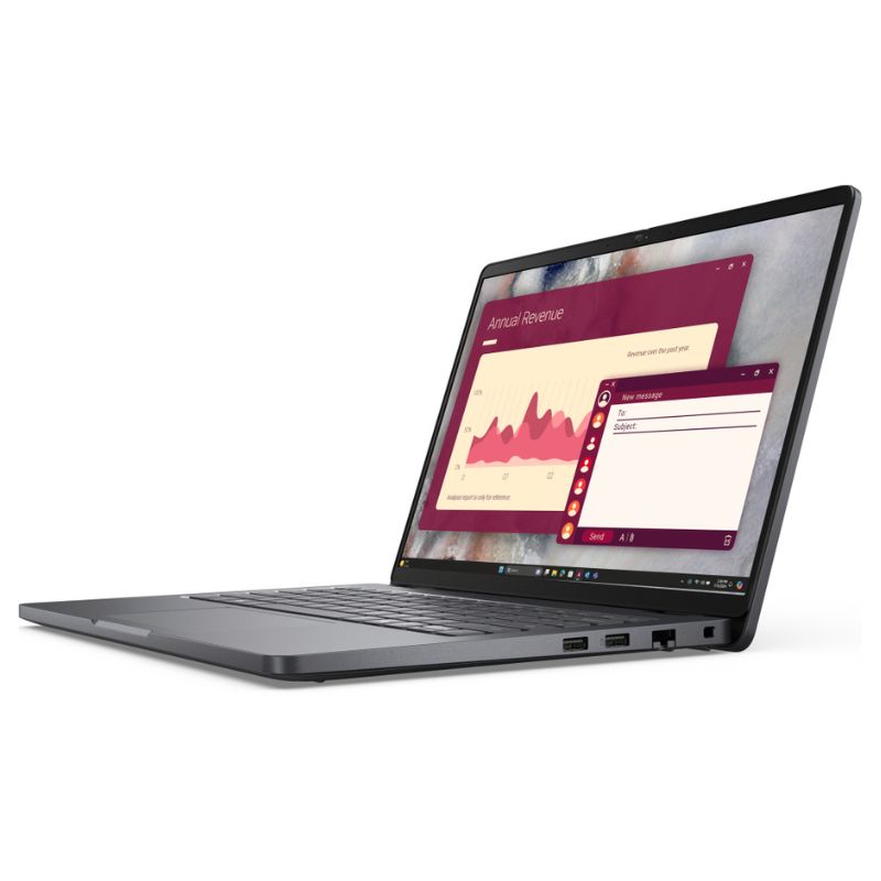 Laptop Dell Pro 14" Intel Core Ultra 5 225U 16GB RAM 512GB SSD W11 Pro Negro Teclado en español