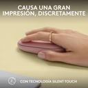 Mouse Inalámbrico Bluetooth Logitech Pebble 2 M350s Óptico 4000DPI Rosado
