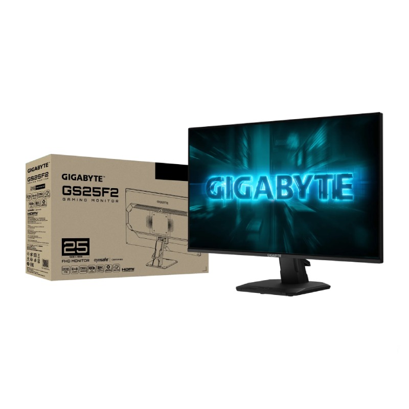 Monitor gaming Gigabyte GS25F2A 24.5" FHD SS IPS 240 Hz 1 ms HDMI DP FreeSync Premium