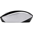 Mouse inalámbrico HP 200 óptico ergonómico plateado