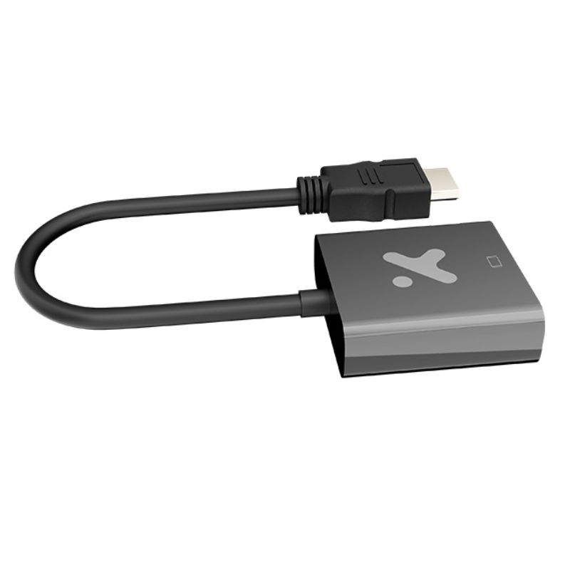 Adaptador Xtech HDMI a VGA XTC-384 Macho-Hembra Negro