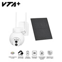 Cámara inteligente exterior VTA+ Atom 2 2K 3MP 4G con movimiento y panel solar